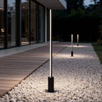 Contemporary Outdoor Floor Lamps Waterproof LED Linear Lamp