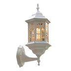 Black Outdoor Lantern Sconce European Waterproof LED Light