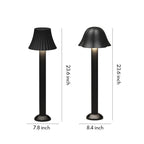 Black Outdoor Path Light Courtyard Mushroom Landscape Light