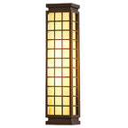 Black Outdoor Sconce Light Classic Rectangle T5 Waterproof Light