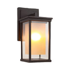 Outdoor Wall Mounted Light Black Square Aluminum Light