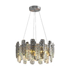Contemporary Crystal Chandeliers Eye-Protecting Ceiling Light