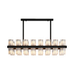 Luxury Crystal Chandeliers American Copper Ceiling Light