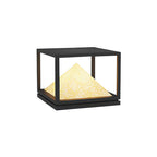 Light Pillar Design Outdoor Artificial Marble Courtyard Lamp
