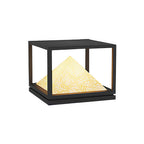 Light Pillar Design Outdoor Artificial Marble Courtyard Lamp