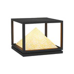 Light Pillar Design Outdoor Artificial Marble Courtyard Lamp