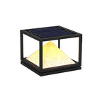 Light Pillar Design Outdoor Artificial Marble Courtyard Lamp