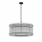 Glass Lamp Shade Chandelier Luxury Iron Ceiling Light