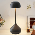 Rustic Metal Table Lamps Minimalist Gourd Shaped Rechargeable Lamp