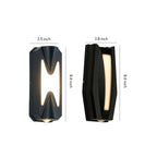 Up Down Outdoor Wall Light Geometric Minimalist Lamp