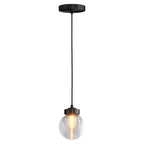 Modern Copper Chandelier Creative Luxury Glass Ceiling Light