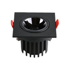 Square Recessed Downlight LED Aluminum Eye Protection Light