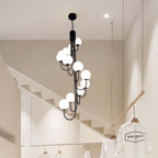 Spiral Globe Chandelier French Elegant Globe Ceiling Lights