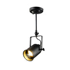 Black Track Light Adjustable Industrial Spotlight