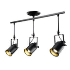 Black Track Light Adjustable Industrial Spotlight