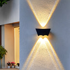 Black up down Wall Light Outdoor Aluminum Wash Light