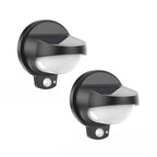 Solar Lights Outdoor Wall Waterproof Plastic Lights 2 PCS