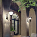 Black Outdoor Wall Mount Lighting Waterproof Garden Light