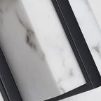 Black Wall Lights Outdoor Waterproof Fake Marble Lamp