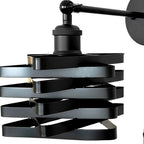 Wall Mount Lights with Plug Adjustable Angle Industrial Lamp