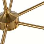 Black and Gold Chandeliers Contemporary Stylish Vintage Ceiling Light