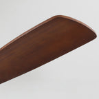 Ceiling Fan with Light Remote Control Wooden 3-Blade Lamp