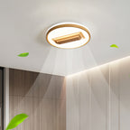 Bladeless Ceiling Fan with LED Light Quiet Minimalist Ceiling Fan