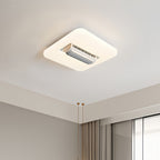 Bladeless Ceiling Fan with LED Light Quiet Minimalist Ceiling Fan