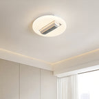 Bladeless Ceiling Fan with LED Light Quiet Minimalist Ceiling Fan