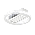 Bladeless Fan Lamp Modern Round 6‑speed Dimmable Light