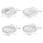 Bladeless Fan Lamp Modern Round 6‑speed Dimmable Light