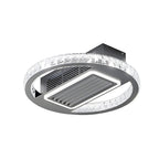 Bladeless Fan Lamp Modern Round 6‑speed Dimmable Light