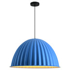Gray Pendant Light Creative Pumpkin-Shaped Felt ceiling lights