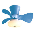Macaron Ceiling Fan with Light Modern Decoration LED Light