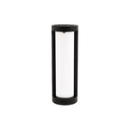 Bollard Landscape Lights Modern Black LED Cylindrical Light