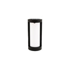 Bollard Landscape Lights Modern Black LED Cylindrical Light
