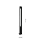 Bollard Landscape Lighting Outdoor Waterproof Modern Square Light