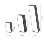 Bollards with Lighting Outdoor Waterproof Modern Lamp