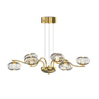 Modern LED Chandelier Full Spectrum Magic Bean Glass Light