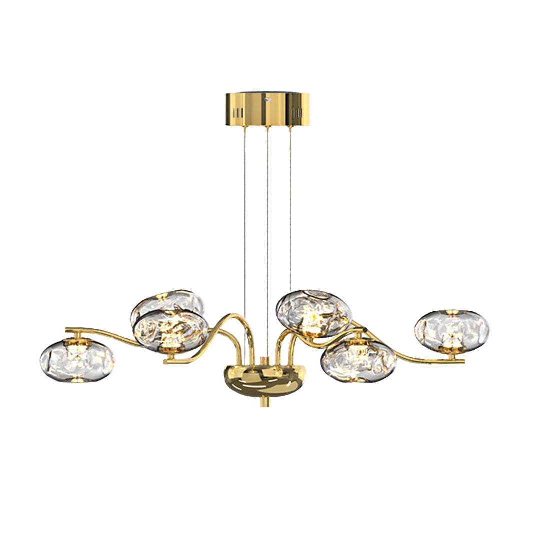 Modern LED Chandelier Full Spectrum Magic Bean Glass Light