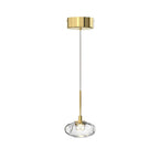 Small Glass Pendant Lights Italian Minimalist LED