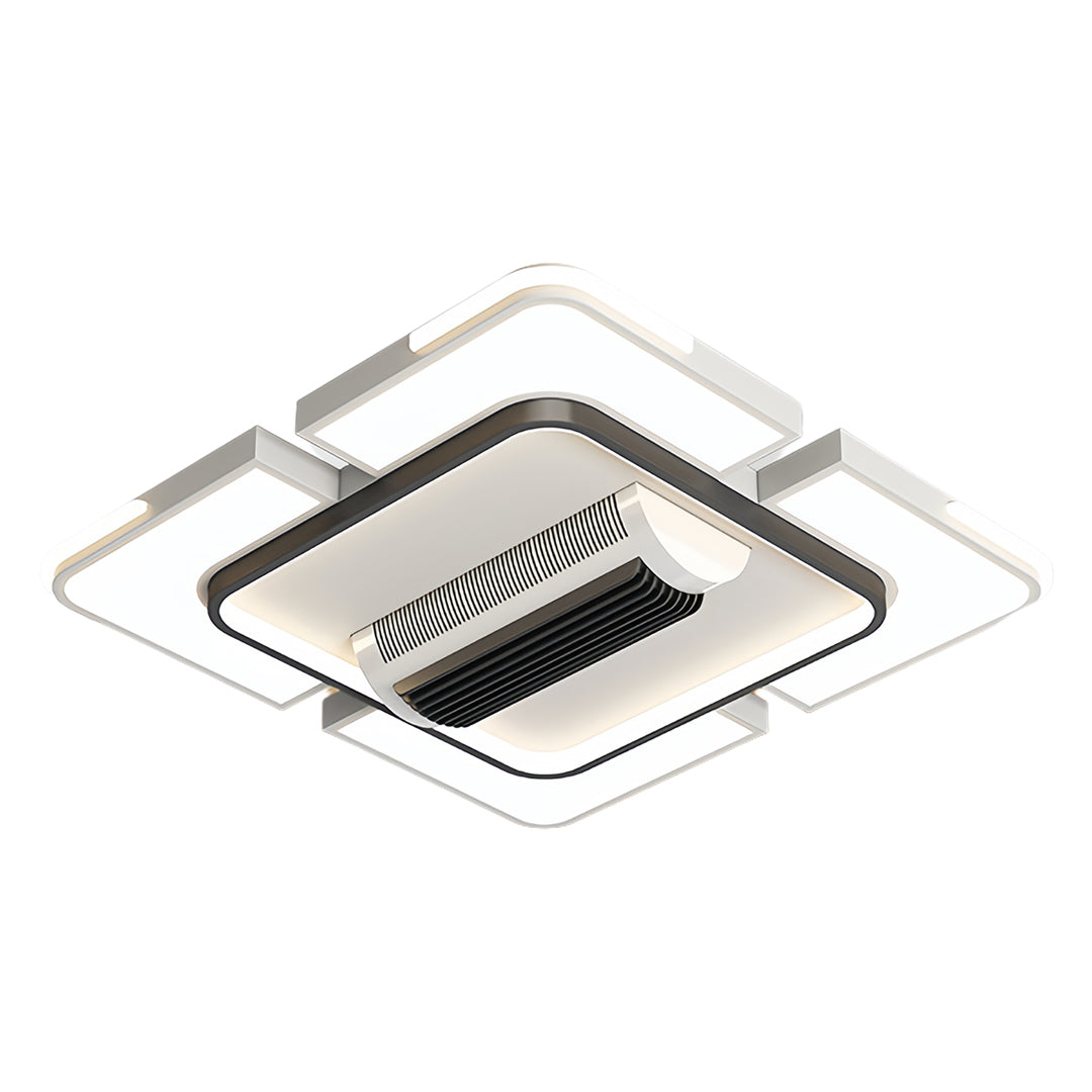 Bladeless Ceiling Fans With Light Full Spectrum LED Fan Lamp