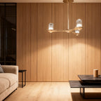 Brass Crystal Chandelier Nordic Minimalist Ceiling Light