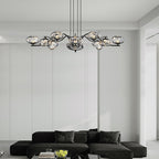 Modern LED Chandelier Full Spectrum Magic Bean Glass Light