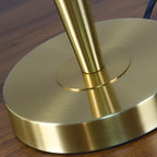 Modern Brass Table Lamps Nordic Elegant Fabric Shade Decorative Lamp
