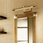 Brass Bathroom Vanity Light Fixtures Retro Antique Acrylic Light