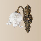 Brass Wall Lights Clear Glass Shade Brass Lamp