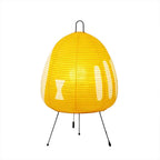 Rice Paper Table Lamps Minimalist Wabi-Sabi Design Light