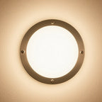 Round Outdoor Wall Lights Waterproof Minimalist Style