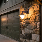 LED Vintage Outdoor Wall Light Brown